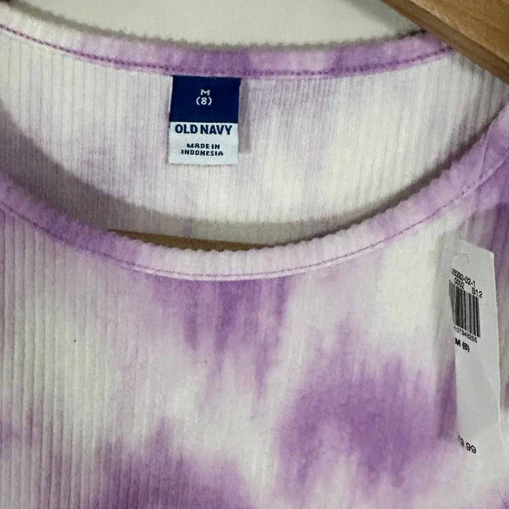 Old Navy Long Sleeve‎ T-Shirt Girls M(8-10)  Pointelle NWT Ribbed Christmas Gift